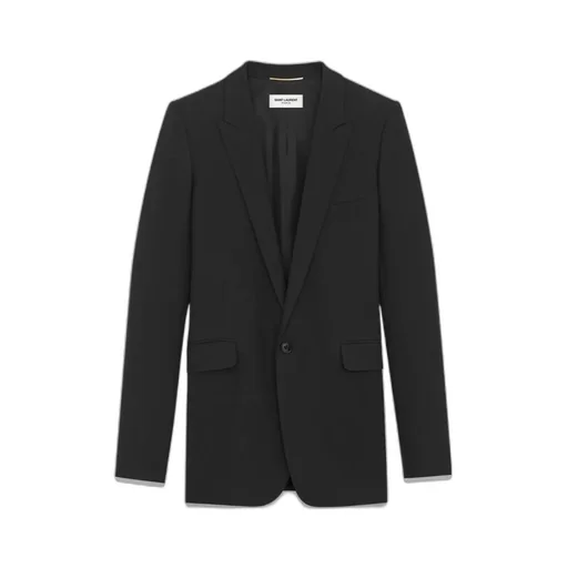 Saint Laurent Single-Breasted Long-Sleeved Blazer