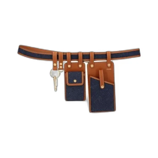 Multi-Accessory Ff Motif Belt