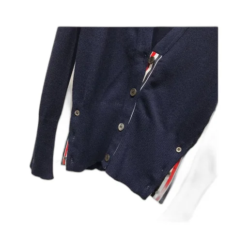 Thom Browne 4-Bar V-Neck Cardigan