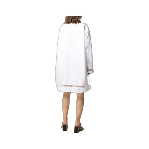 Maison Margiela Sheer Overlay Shirt Dress