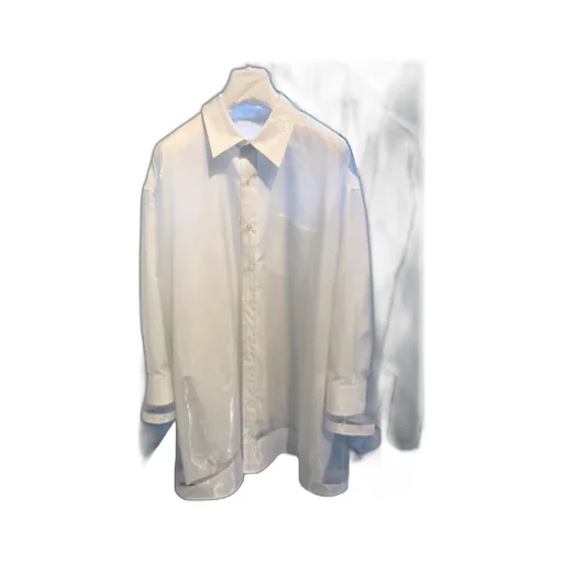 Maison Margiela Sheer Overlay Shirt Dress