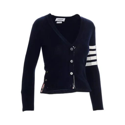 Thom Browne 4-Bar V-Neck Cardigan