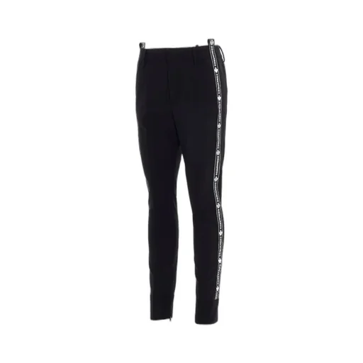Logo Print Slim-Fit Trousers