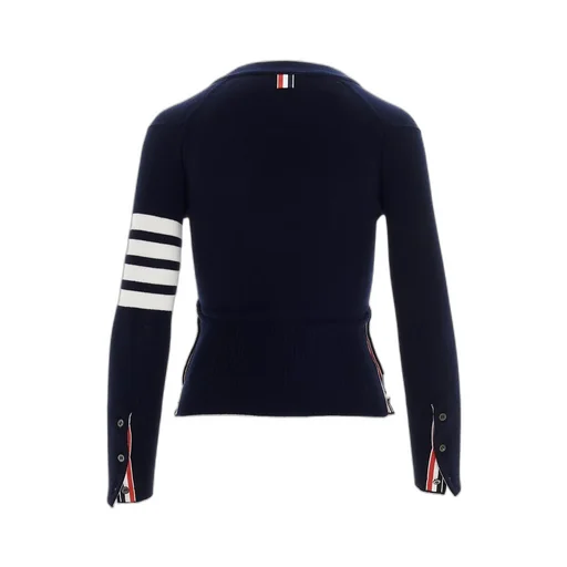 Thom Browne 4-Bar V-Neck Cardigan
