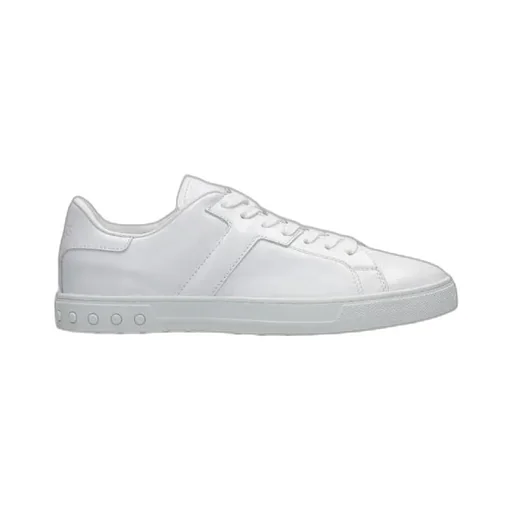 Leather Lace-Up Sneakers