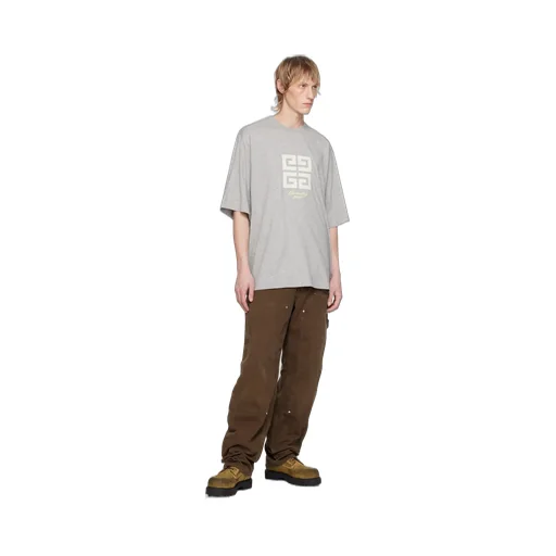 Givenchy 4G Embroidered Crewneck T-Shirt