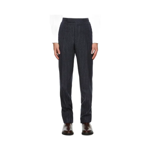 Ground Chalk-Stripe Flannel Trousers