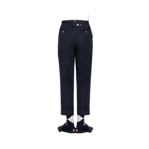 Ground Chalk-Stripe Flannel Trousers