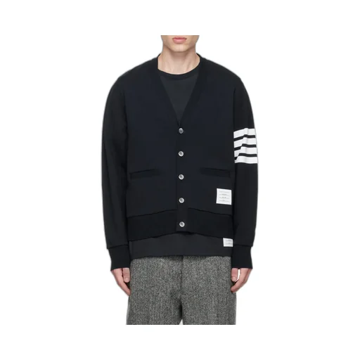 Thom Browne 4-Bar Loopback Cardigan
