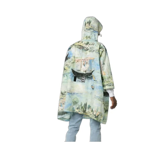 Printed Hooded Cloak