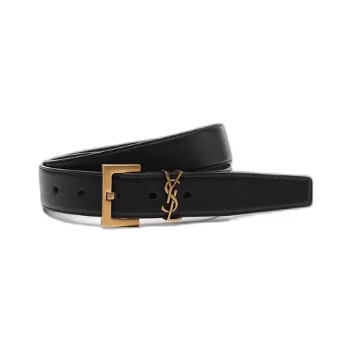 Saint Laurent Monogram Buckle Belt