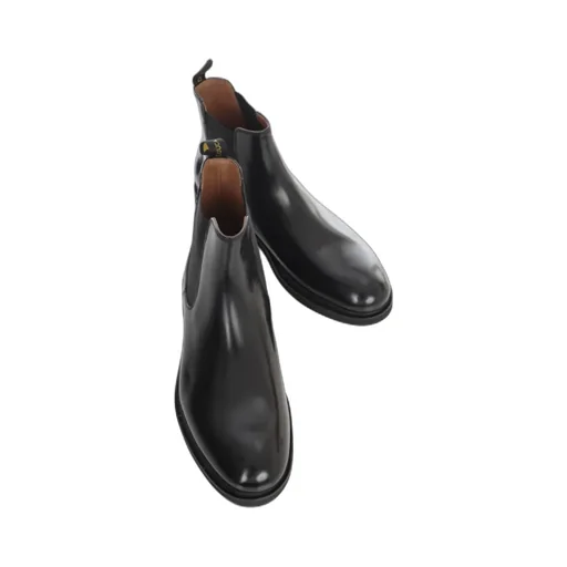 Doucal's Round Toe Slip-On Chelsea Boots