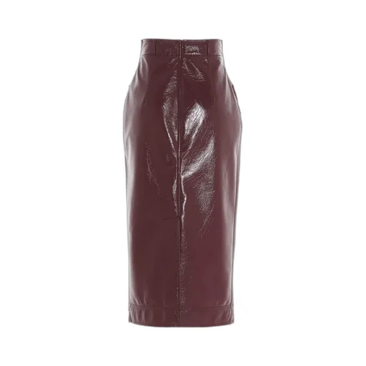High-Rise Midi Pencil Skirt
