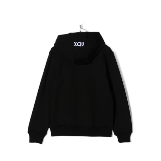 Logo Print Zip Hoodie