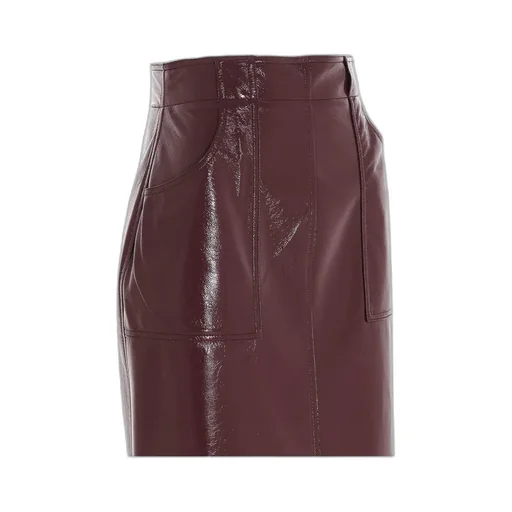 High-Rise Midi Pencil Skirt