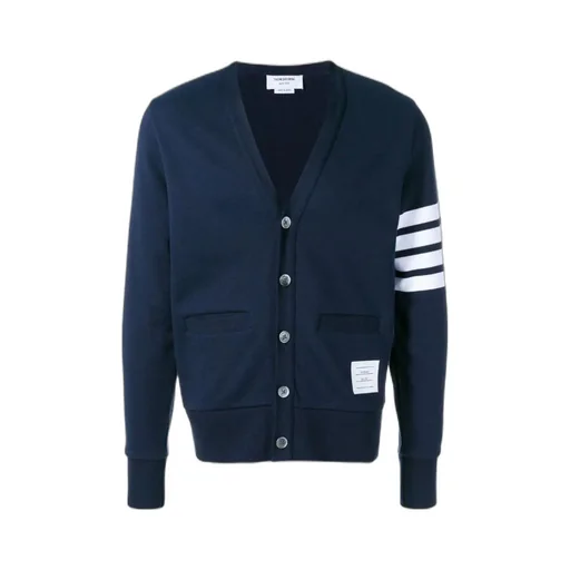 Thom Browne 4-Bar Loopback Cardigan