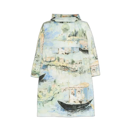 Printed Hooded Cloak