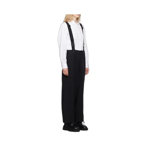Y-3 Suspender Straight-Leg Pants