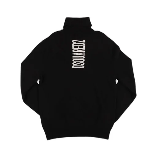 Black Logo Inlaid Sweater