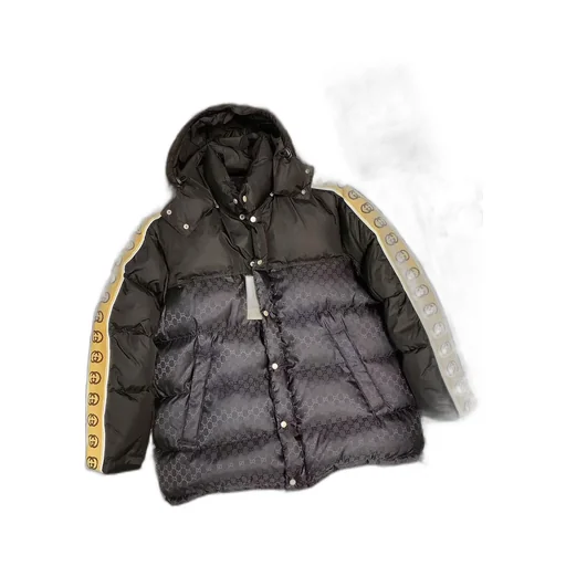 Monogram Pattern Padded Coat