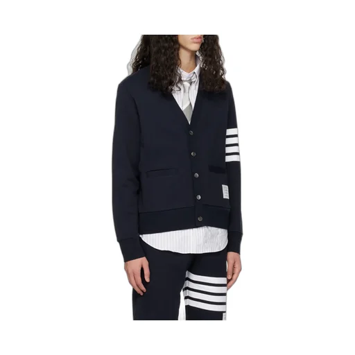 Thom Browne 4-Bar Loopback Cardigan