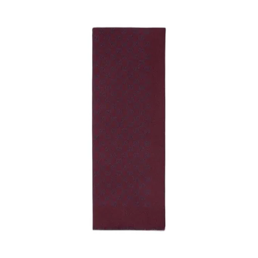 Web Detail Jacquard Knit Scarf