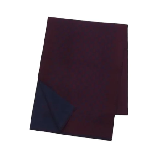 Web Detail Jacquard Knit Scarf