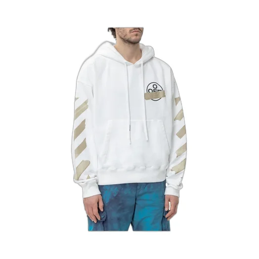 Tape Arrows Print Hoodie