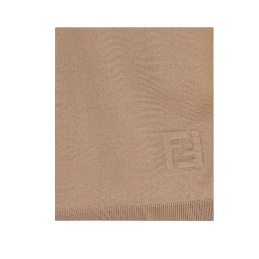 Fendi Ff Embossed Short Sleeved Polo Shirt