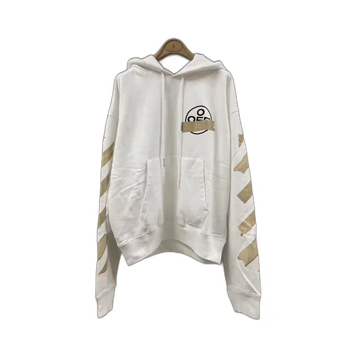 Tape Arrows Print Hoodie