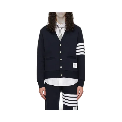 Thom Browne 4-Bar Loopback Cardigan