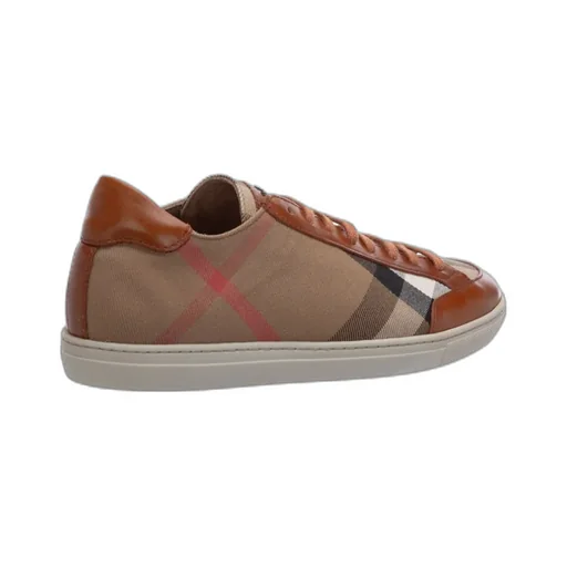 Check Lace Low-Cut Casual Shoes
