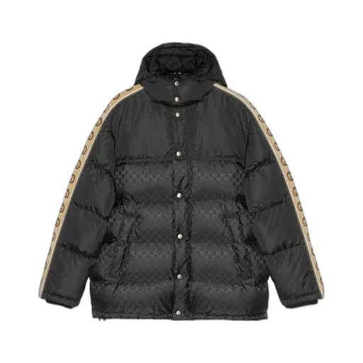 Monogram Pattern Padded Coat
