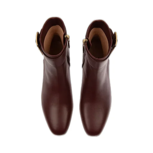 Jay Metal Square Button Boots