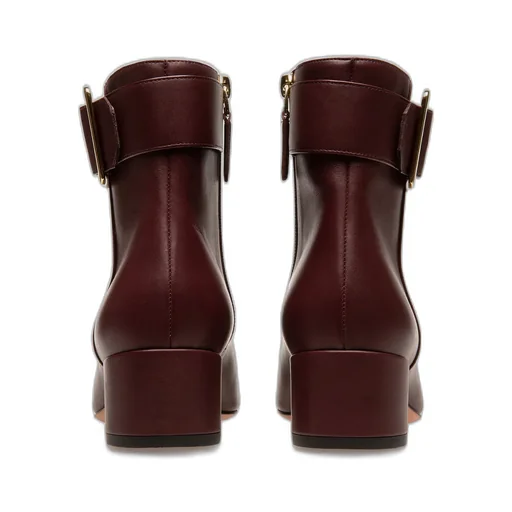 Jay Metal Square Button Boots