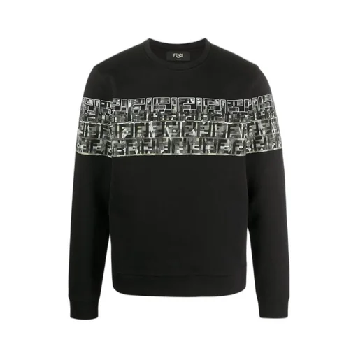 Ff Camouflage Printed Hoodie