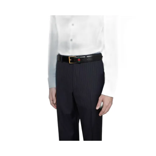 Leather Belt With Web