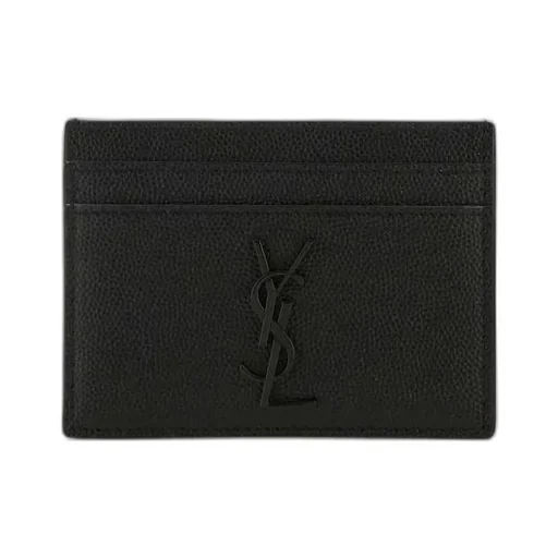 Saint Laurent Monogram Logo Plaque Card Holder