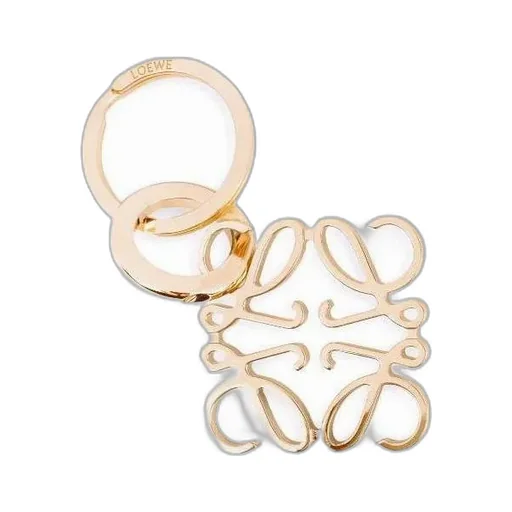Loewe Logo Charm Keychain