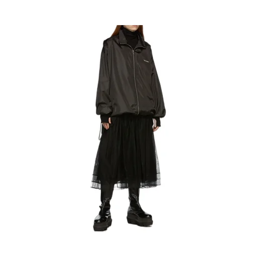 Logo-Print Hooded Jacket