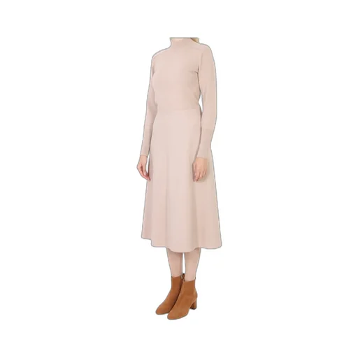 Long-Sleeved Mid-Length Dress