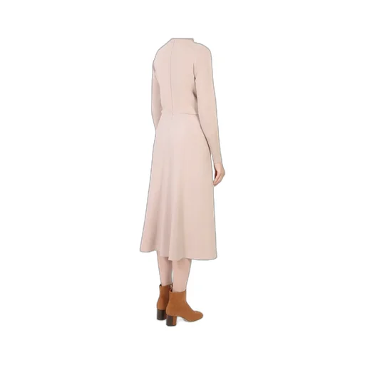 Long-Sleeved Mid-Length Dress