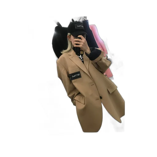 Logo-Patch Single-Breasted Blazer