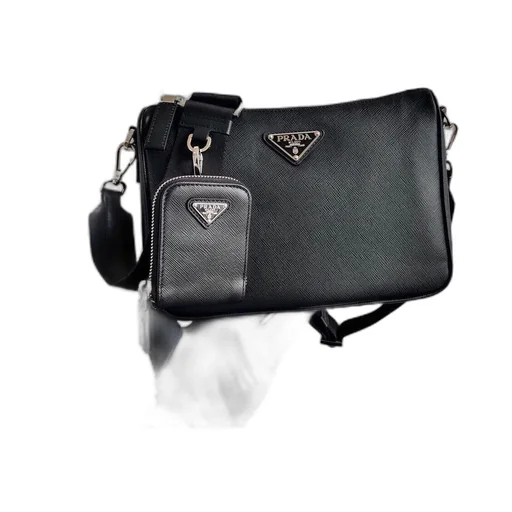 Saffiano-Leather Shoulder Bag