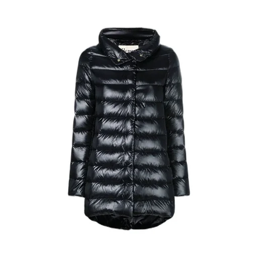 Black Quilted Down Jacket