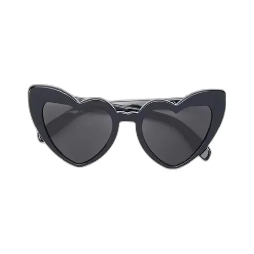 Saint Laurent Eyewear Loulou Heart-Shape Frame Sunglasses