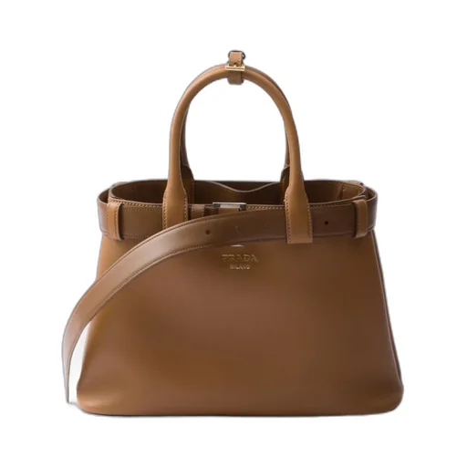 Prada Belted Open-Top Medium Handbag