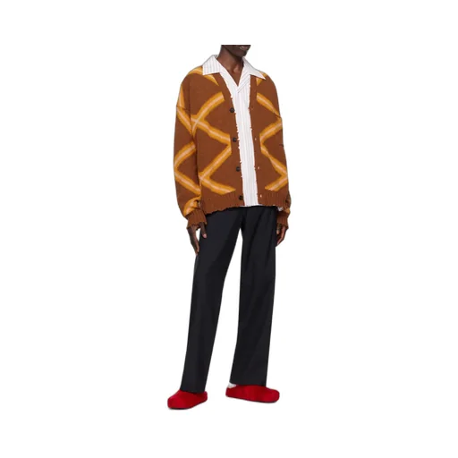 Marni Button Detailed Straight Leg Pants