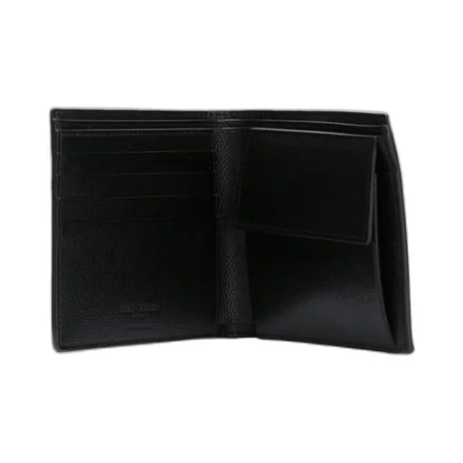 Saint Laurent Logo Plaque Bi-Fold Wallet