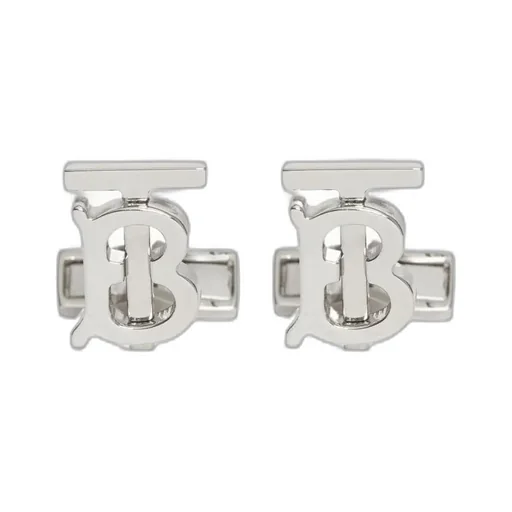 Monogram Motif Palladium-Plated Cufflinks